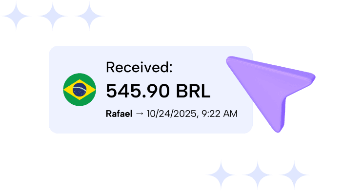 Received BRL card