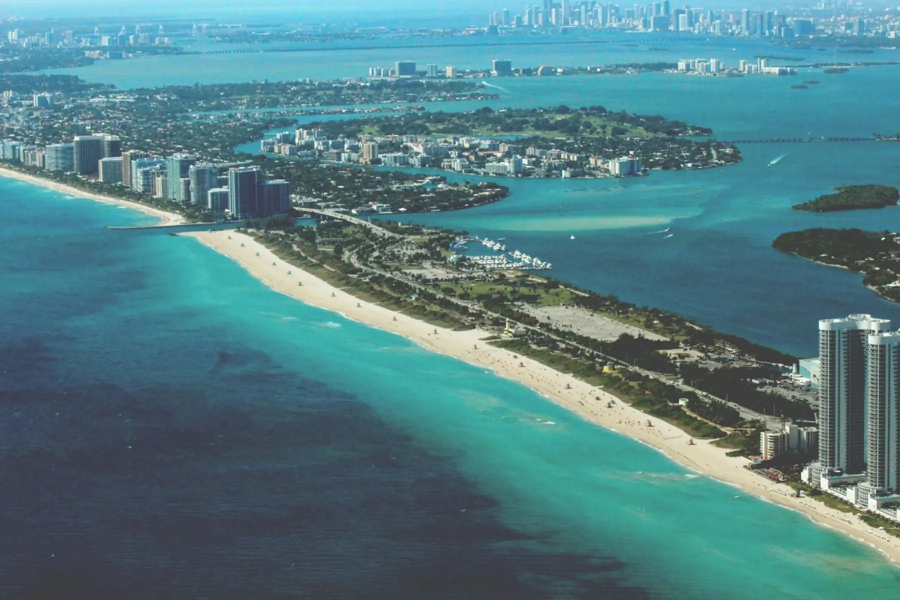 Miami Beach from above