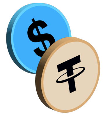 Step 2 - Receive via stablecoins