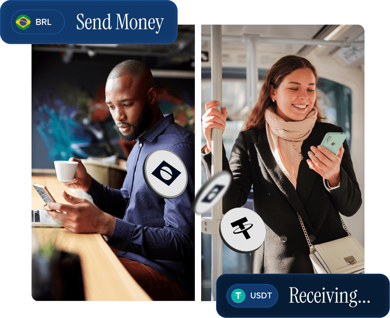 Send and receive money