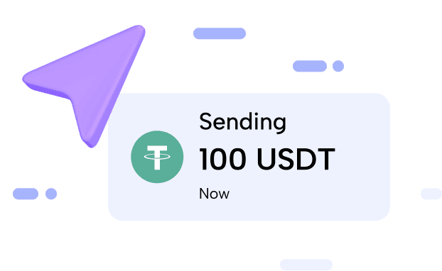 Sending USDT card