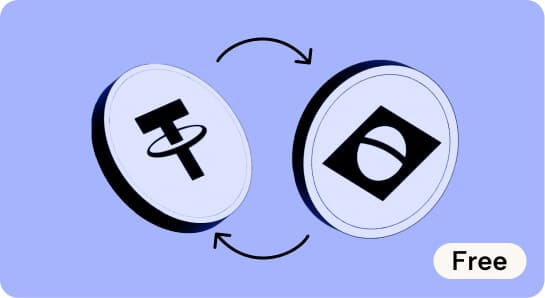 Coins representing zero hidden fees